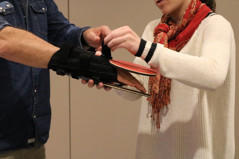 Raquettes handisport avec le Comité de Tennis de Table Essonnien